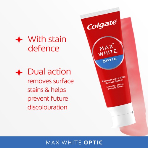 Colgate Max White One Optic Travel Size Teeth Whitening Toothpaste