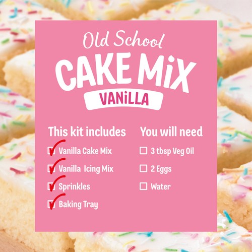 Dr. Oetker Vanilla School Cake Mix