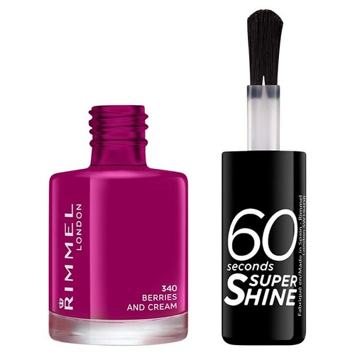 Rimmel 60 Seconds Nail Polish 340 Berries And Cream