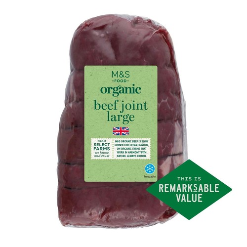 M&S Organic Beef Roasting Joint