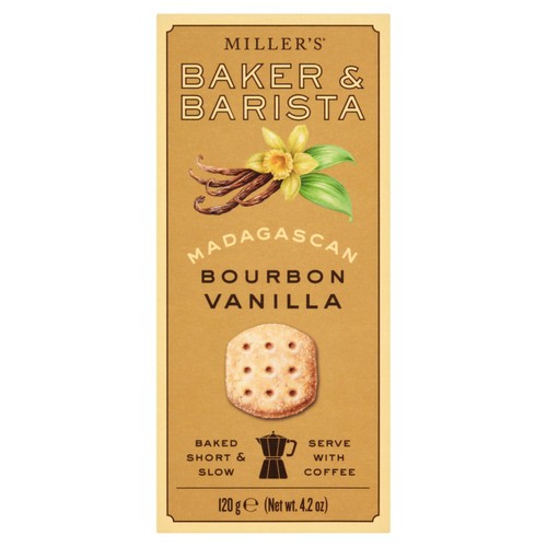 Miller's Baker & Barista Madagascan Bourbon Vanilla Biscuits