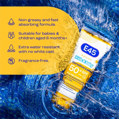 E45 Kids & Baby Sun Cream Lotion SPF 50+