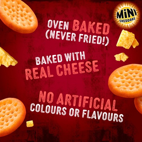 Jacob's Mini Cheddars Smoky BBQ Multipack Baked Snacks
