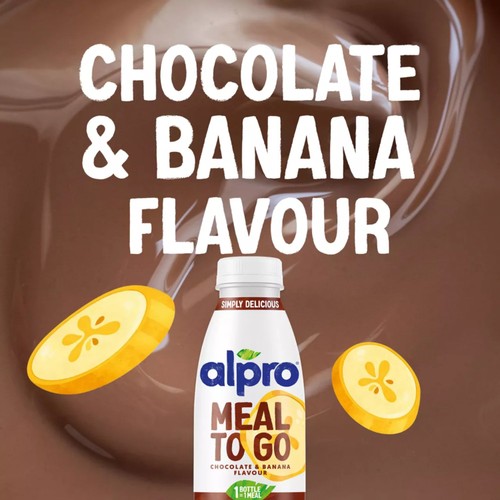 Alpro Meal To Go Chocolate & Banana Flavour Drink 500ml