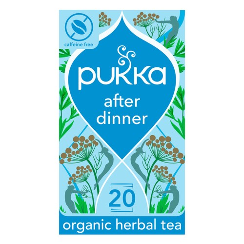 Pukka Organic After Dinner 20 Home Compostable Herbal Tea Bags