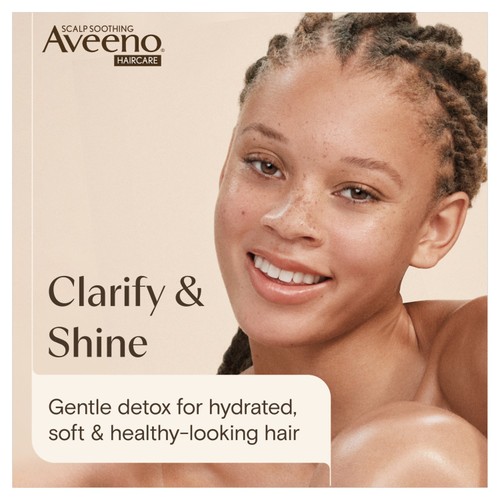 Aveeno Clarify & Shine Apple Cider Vinegar Shampoo for All Hair Types