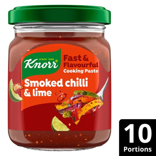 Knorr Smoked Chili & Lime Cooking Paste, 165g Knorr Smoked Chili & Lime Cooking Paste, 165g
