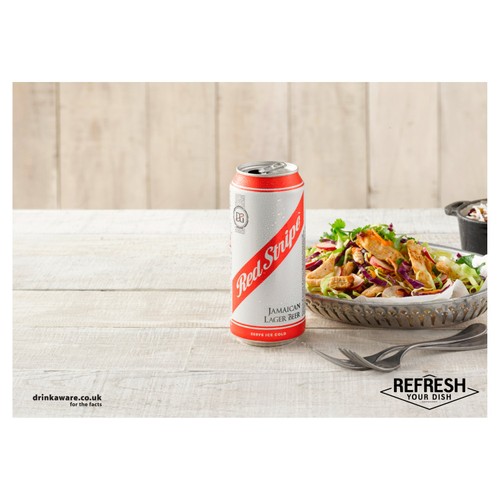 Red Stripe Jamaican Lager Beer Cans