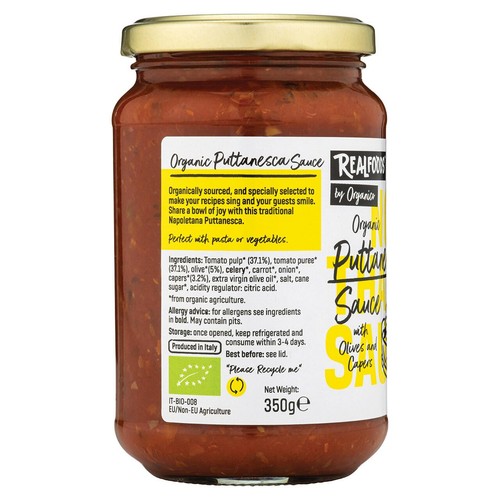 Realfoods Organic Puttanesca Sauce