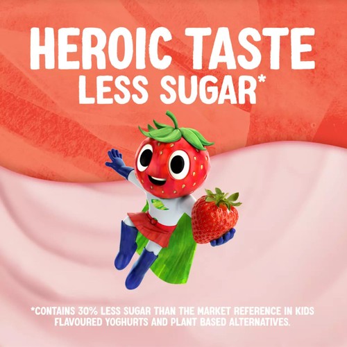 Alpro Kids Strawberry Soya Dairy Free Yoghurt Alternative