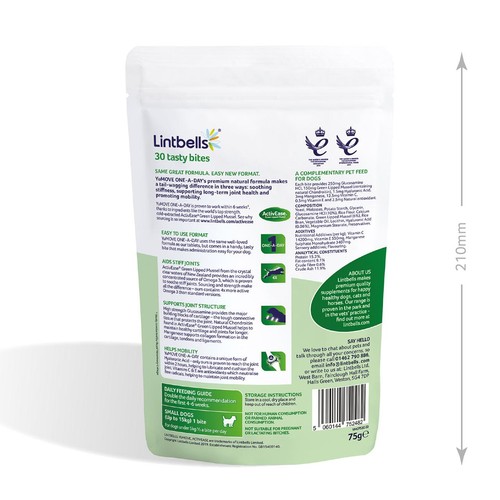 Yumove Chewies One a Day Dog Joint Supplement, Small Dog