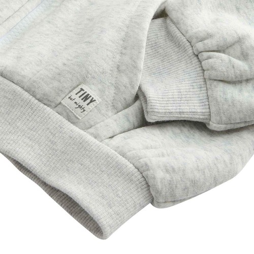 M&S Tommy Zip Up Hoodie, 0-3 Months, Grey Marl