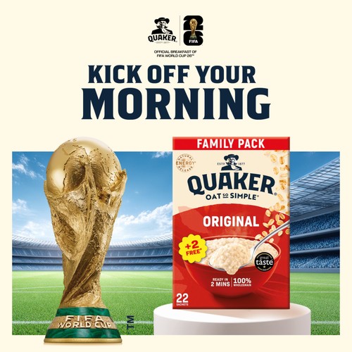 Quaker Oat So Simple Family Pack Original Porridge Sachets Cereal
