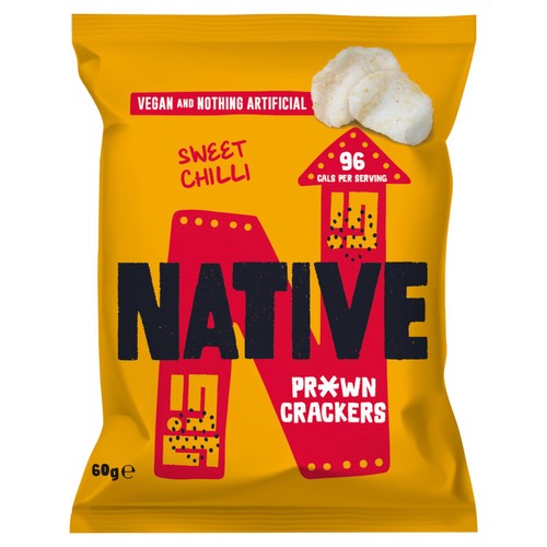 Native Vegan Prawn Crackers- Sweet Chilli Sharing Bag