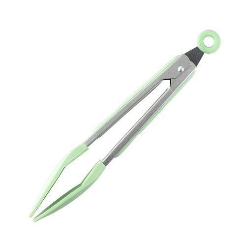 Stainless Steel Tongs, Green