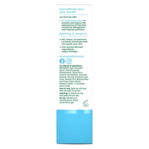 Simple Water Hydrating Eye Gel