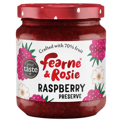 Fearne & Rosie Raspberry Jam 70% Fruit