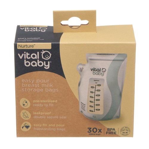 Vital Baby Breast Milk Storage Bags