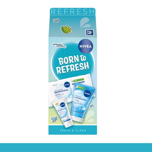NIVEA Born To Refresh Carton Gift Set