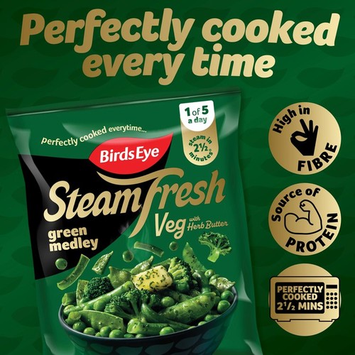 Birds Eye Steamfresh 2 Green Medley Steam Bags