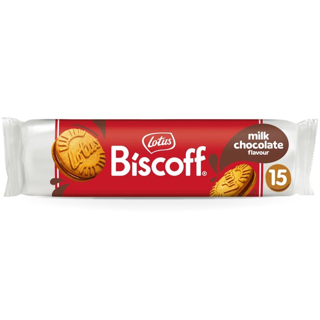 Lotus Biscoff Sandwich Milk Chocolate Biscuits 150g