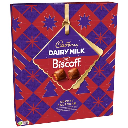 Cadbury Dairy Milk & Biscoff Advent Calendar