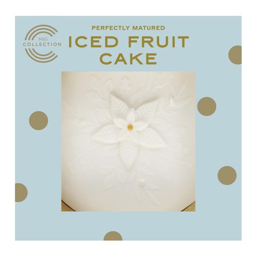 M&S Collection Rich Iced Fruit Cake 6 Month Matured