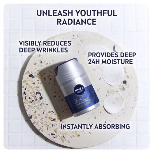 NIVEA MEN Hyaluron Anti-Age Face Moistursing Cream SPF15 