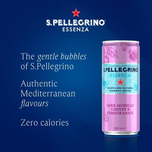 San Pellegrino Essenza Sparkling Water Cherry & Pomegranate