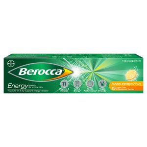 Berocca Orange Energy Vitamin Effervescent Tablets