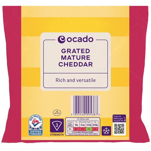 Ocado Mature Grated Cheddar