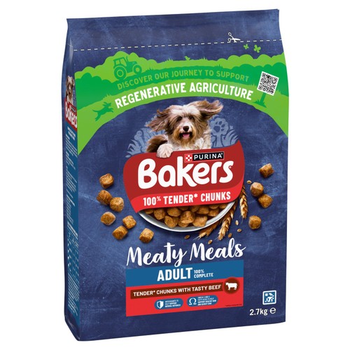 Bakers Meaty Meals Beef Dry Dog Food