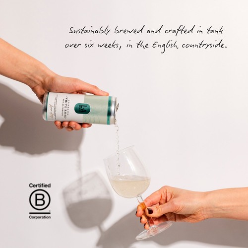 L.A Brewery Non-Alcoholic Sparkling White Rose Kombucha