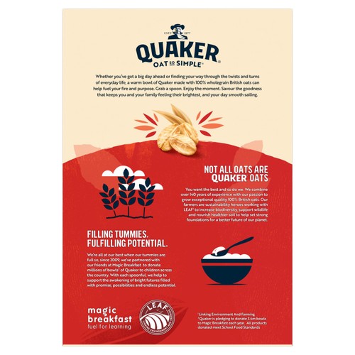 Quaker Oat So Simple Family Pack Original Porridge Sachets Cereal