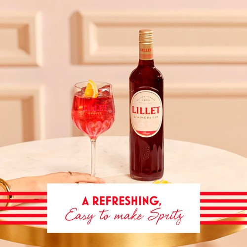 Lillet Rouge Red Wine-Based Aperitif 