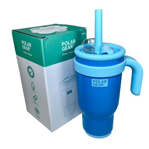 Polar Gear Kids Hydra Curve Stainless Steel Blue Tumbler 520ml 