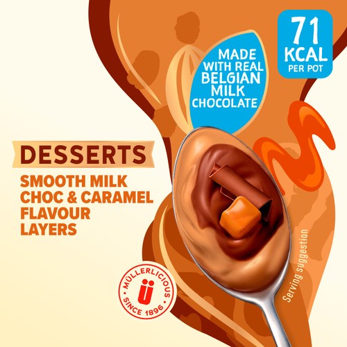 Muller Light Choc Pot Caramel Low Fat Dessert