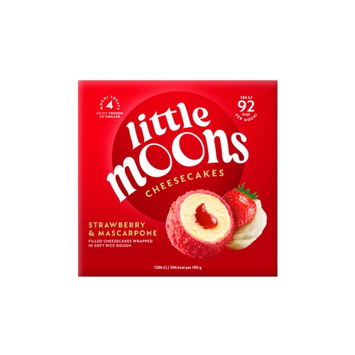 Little Moons Strawberry & Mascarpone Mochi Cheesecakes