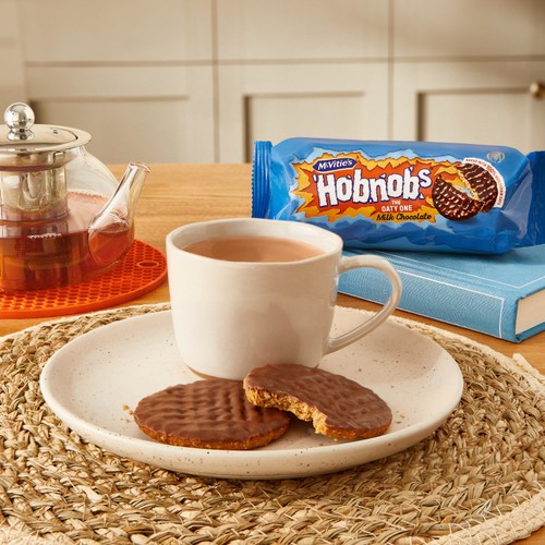 McVitie's Hobnobs Milk Chocolate Biscuits Twin Pack