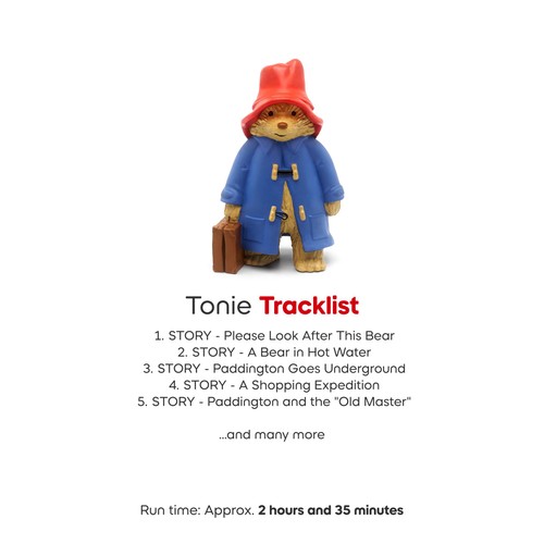 Tonies A Bear Called Paddington Audio Tonie Character