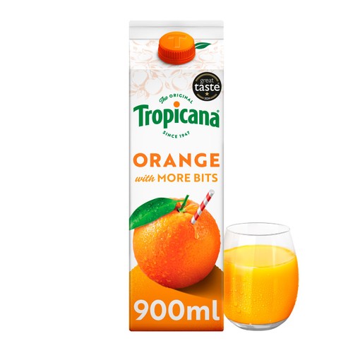 Tropicana Pure Orange Fruit Juice with Extra Juicy Bits