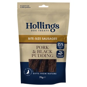 Hollings Bite-Size Gourmet Sausages Pork & Black Pudding