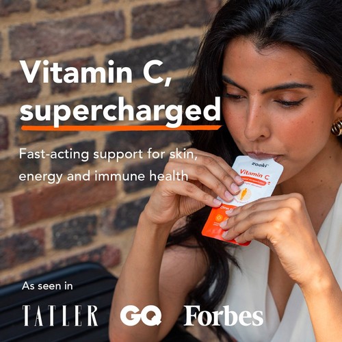 Zooki Liposomal Vitamin C 1,000mg, Citrus Orange Sachets