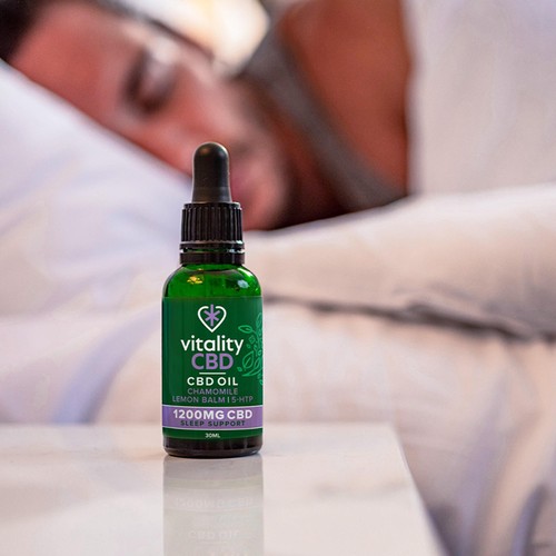 Vitality CBD Sleep Support Oil 1200mg, Dual applicator