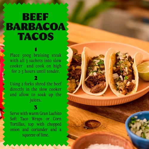 Gran Luchito  'Smoky Chipotle' Easy Barbacoa Taco Recipe Kit