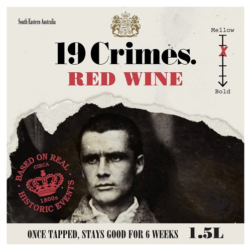19 Crimes Red Wine Bag in Box