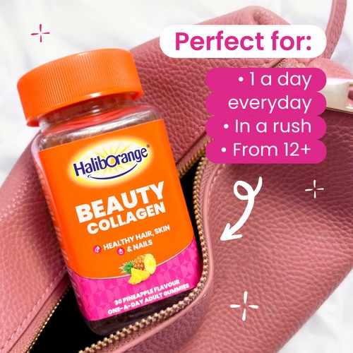 Haliborange Adult's Beauty Collagen Pineapple Gummies 