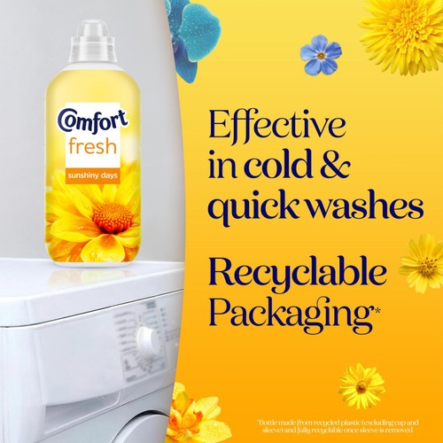 Comfort Fresh Sunshiny Days Fabric Conditioner 31 Washes