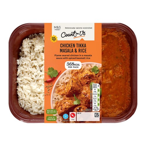 M&S Count On Us Chicken Tikka Masala & Rice