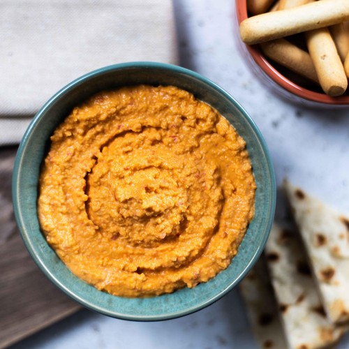 M&S Roasted Red Pepper Houmous